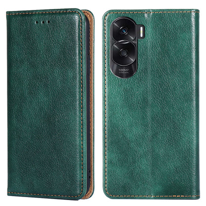 For Honor X50i 5G / 90 Lite 5G Leather Wallet Case Stand Magnetic Closure Solid Color Phone Cover