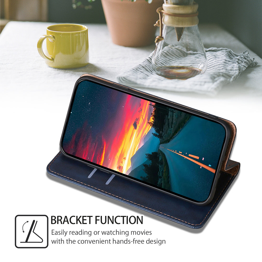 For OnePlus Nord CE 3 Lite 5G / Nord N30 5G Magnetic Closure Cover PU Leather Solid Color Wallet Smartphone Case with Stand