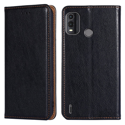 For Nokia G11 Plus 4G Dustproof Wallet Case Stand PU Leather Solid Color Magnetic Phone Cover