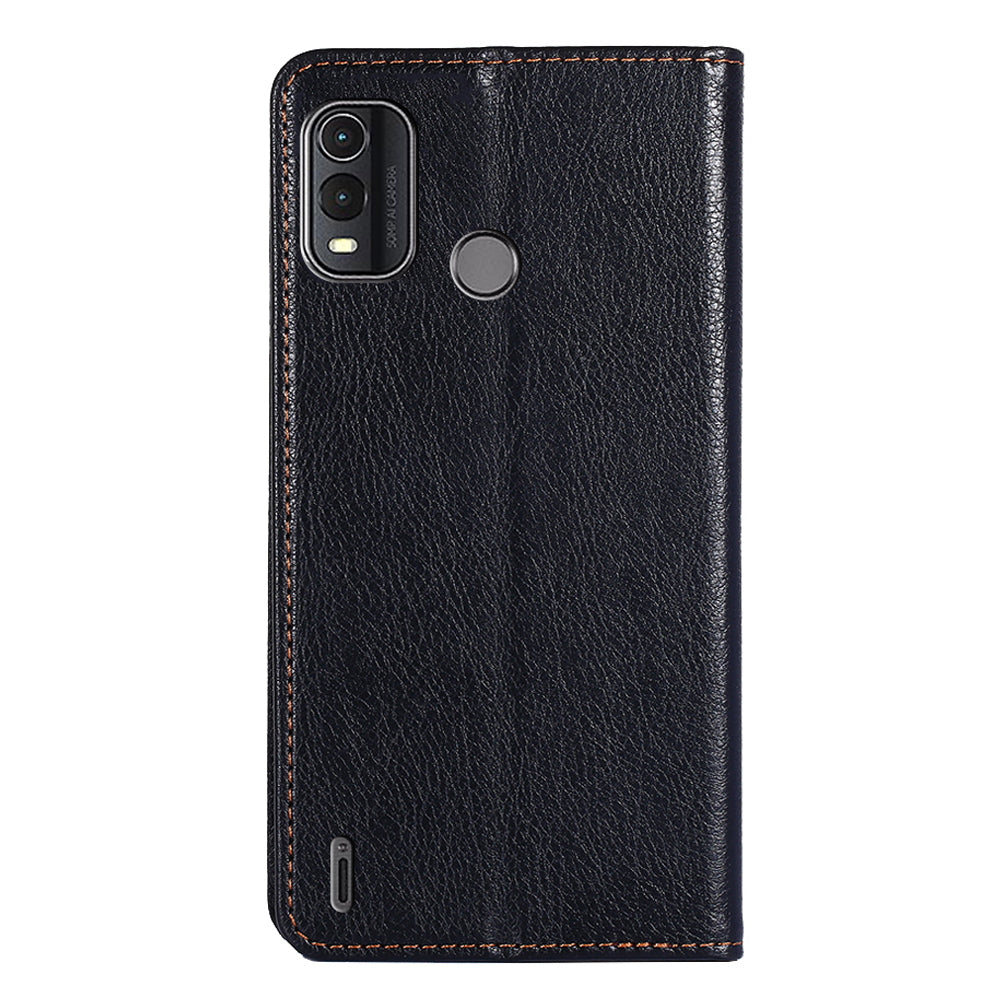 For Nokia G11 Plus 4G Dustproof Wallet Case Stand PU Leather Solid Color Magnetic Phone Cover