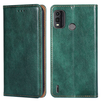 For Nokia G11 Plus 4G Dustproof Wallet Case Stand PU Leather Solid Color Magnetic Phone Cover