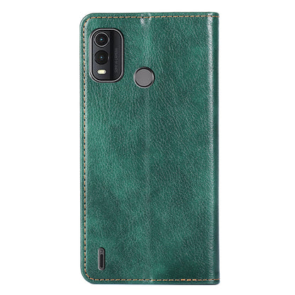 For Nokia G11 Plus 4G Dustproof Wallet Case Stand PU Leather Solid Color Magnetic Phone Cover