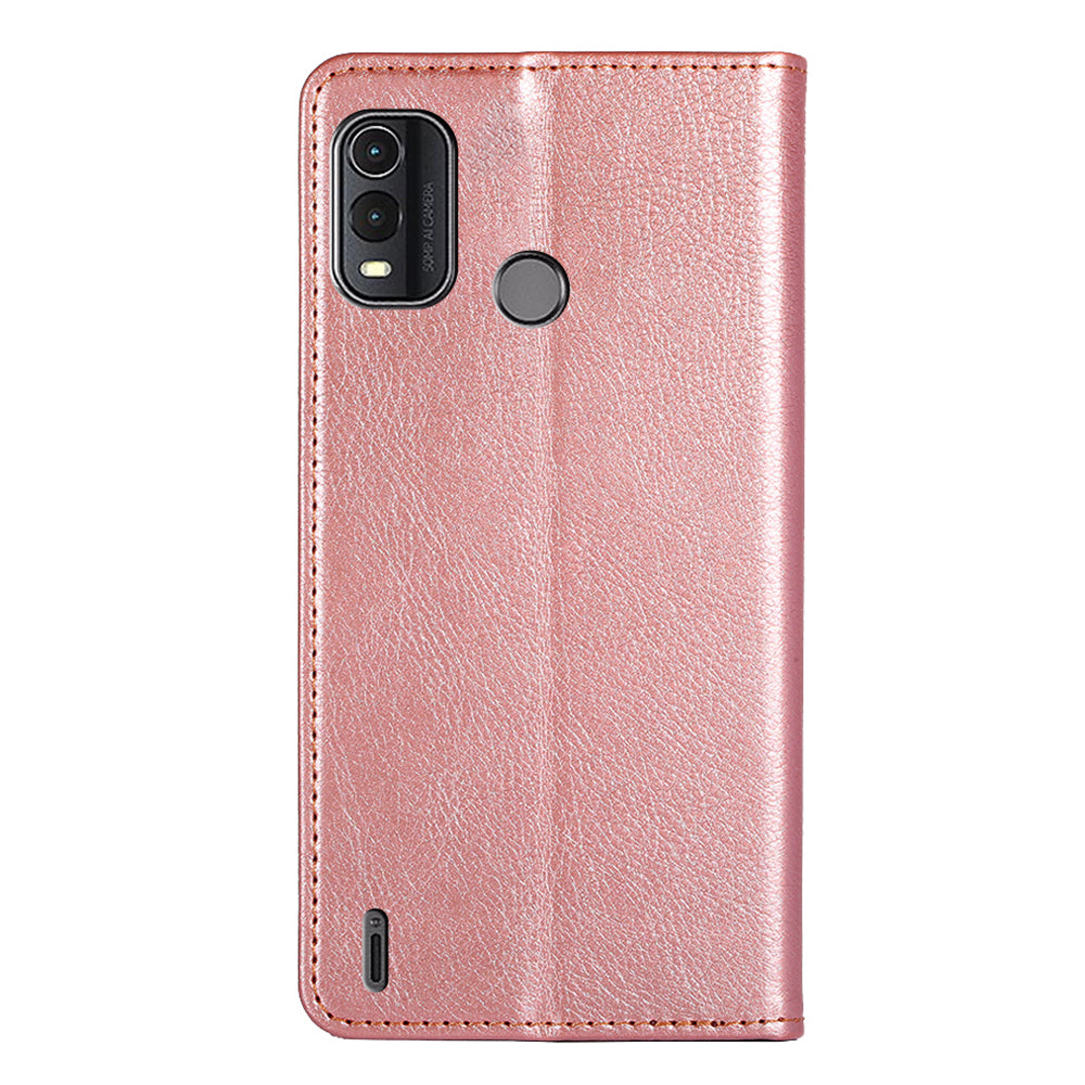 For Nokia G11 Plus 4G Dustproof Wallet Case Stand PU Leather Solid Color Magnetic Phone Cover