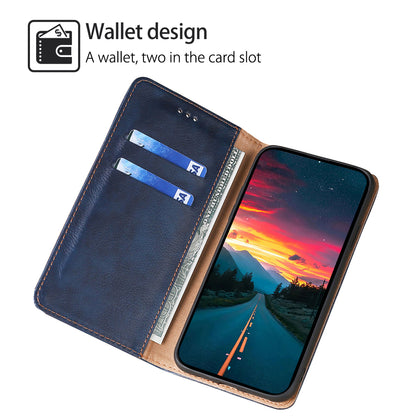 For Xiaomi 13 Ultra Wallet Phone Case PU Leather Solid Color Magnetic Closing Stand Smartphone Cover
