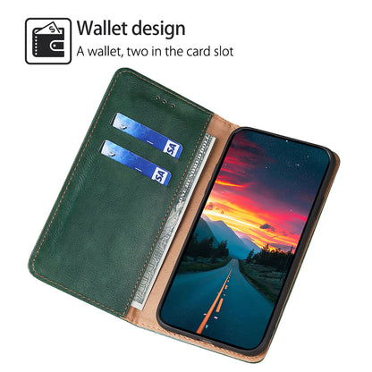 For Xiaomi 13 Ultra Wallet Phone Case PU Leather Solid Color Magnetic Closing Stand Smartphone Cover
