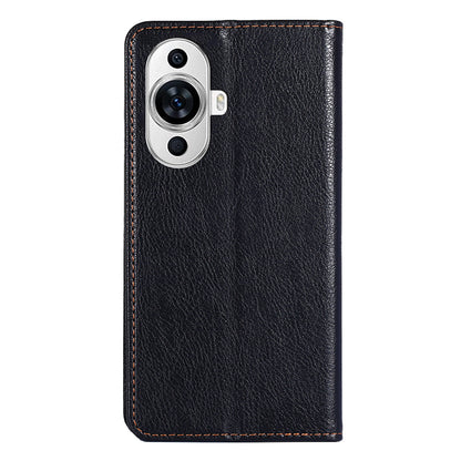 For Huawei nova 11 Magnetic Phone Case Stand Wallet Solid Color PU Leather Phone Cover
