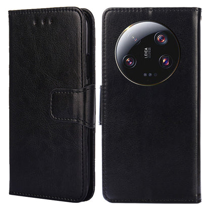 For Xiaomi 13 Ultra Textured PU Leather Phone Case Drop-proof Wallet Stand Cover