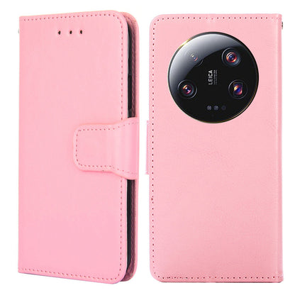 For Xiaomi 13 Ultra Textured PU Leather Phone Case Drop-proof Wallet Stand Cover