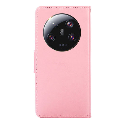 For Xiaomi 13 Ultra Textured PU Leather Phone Case Drop-proof Wallet Stand Cover
