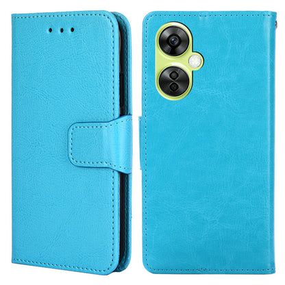 For OnePlus Nord CE 3 Lite 5G / Nord N30 5G Textured Leather Wallet Cover Drop-proof Flip Stand Phone Case