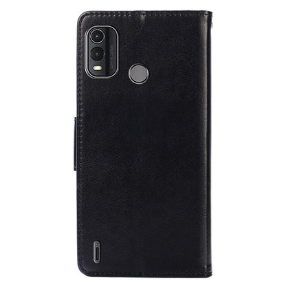 For Nokia G11 Plus 4G Magnetic Clasp Phone Case Textured PU Leather Wallet Stand Cover