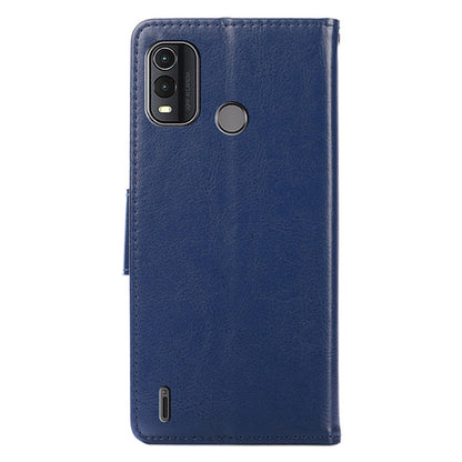 For Nokia G11 Plus 4G Magnetic Clasp Phone Case Textured PU Leather Wallet Stand Cover