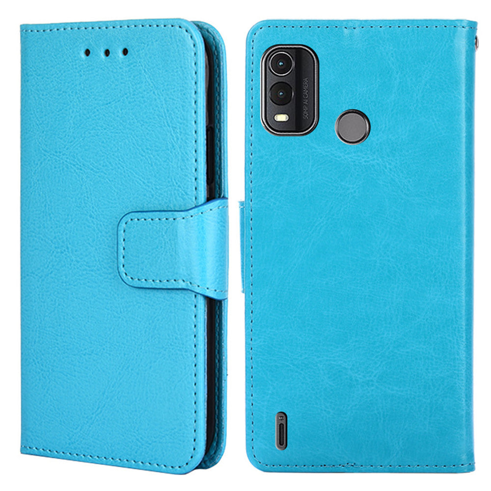 For Nokia G11 Plus 4G Magnetic Clasp Phone Case Textured PU Leather Wallet Stand Cover