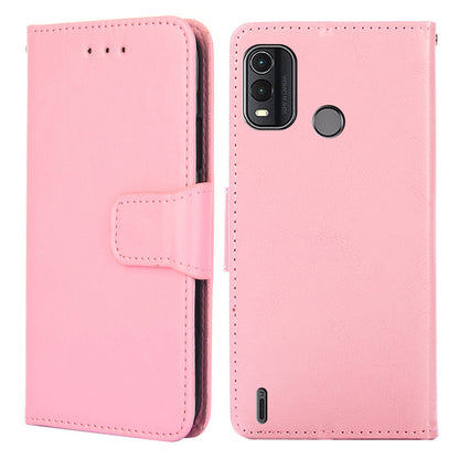 For Nokia G11 Plus 4G Magnetic Clasp Phone Case Textured PU Leather Wallet Stand Cover