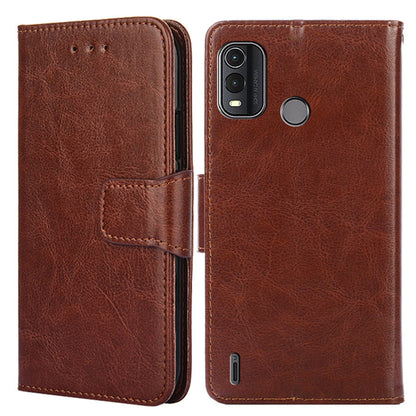 For Nokia G11 Plus 4G Magnetic Clasp Phone Case Textured PU Leather Wallet Stand Cover