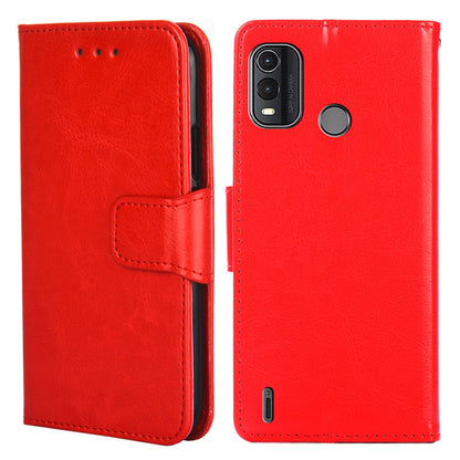 For Nokia G11 Plus 4G Magnetic Clasp Phone Case Textured PU Leather Wallet Stand Cover