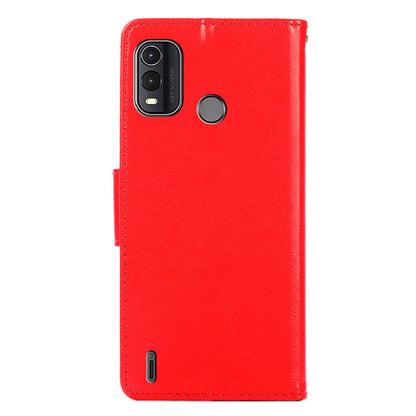 For Nokia G11 Plus 4G Magnetic Clasp Phone Case Textured PU Leather Wallet Stand Cover