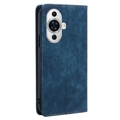 For Huawei nova 11 RFID Blocking Case Stand Wallet PU Leather Bump Proof Cellphone Cover