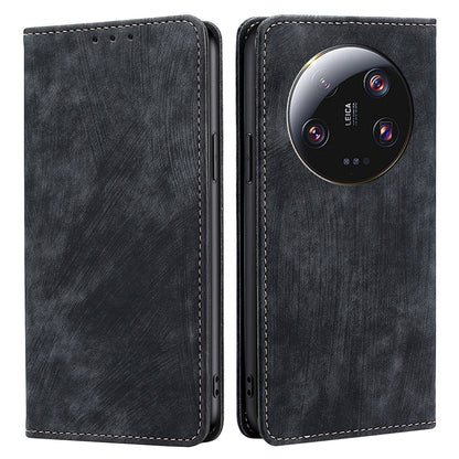 For Xiaomi 13 Ultra RFID Blocking Wallet Phone Case PU Leather Stand Cell Phone Cover