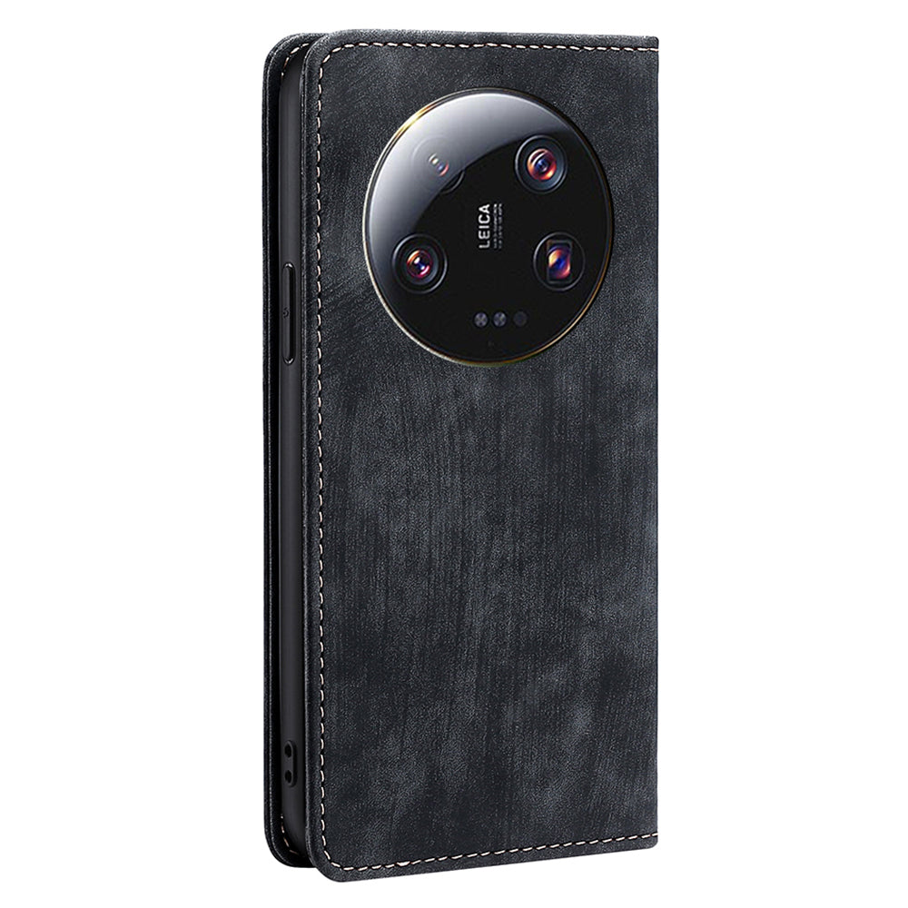 For Xiaomi 13 Ultra RFID Blocking Wallet Phone Case PU Leather Stand Cell Phone Cover