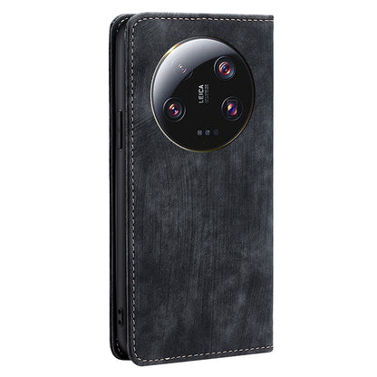 For Xiaomi 13 Ultra RFID Blocking Wallet Phone Case PU Leather Stand Cell Phone Cover