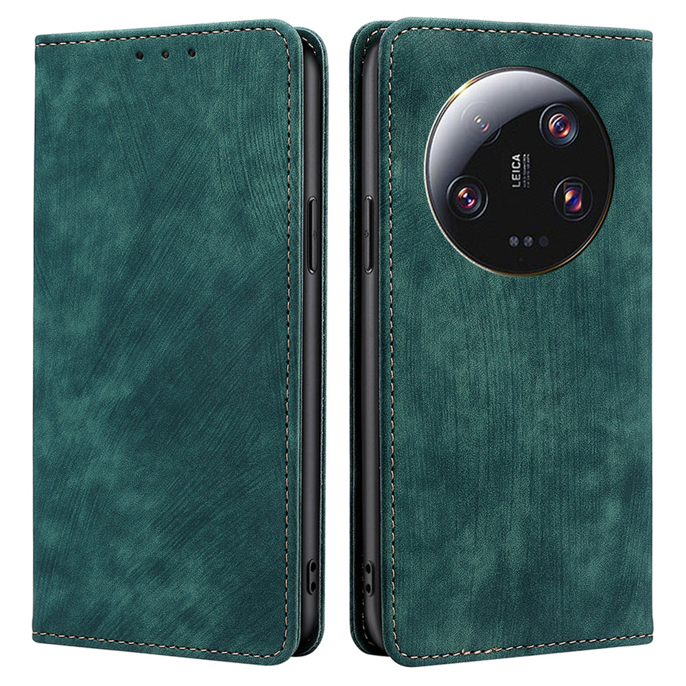 For Xiaomi 13 Ultra RFID Blocking Wallet Phone Case PU Leather Stand Cell Phone Cover