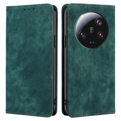 For Xiaomi 13 Ultra RFID Blocking Wallet Phone Case PU Leather Stand Cell Phone Cover