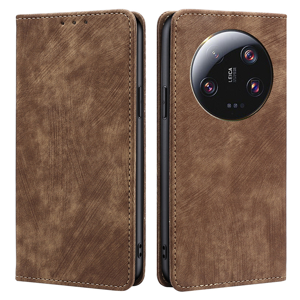 For Xiaomi 13 Ultra RFID Blocking Wallet Phone Case PU Leather Stand Cell Phone Cover