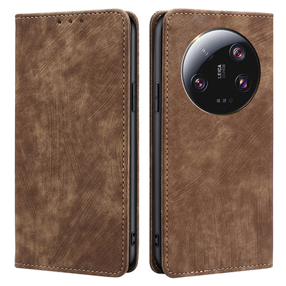 For Xiaomi 13 Ultra RFID Blocking Wallet Phone Case PU Leather Stand Cell Phone Cover