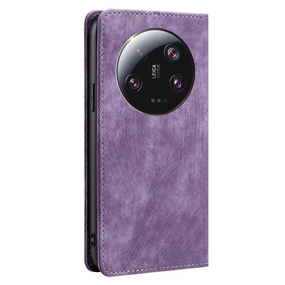 For Xiaomi 13 Ultra RFID Blocking Wallet Phone Case PU Leather Stand Cell Phone Cover