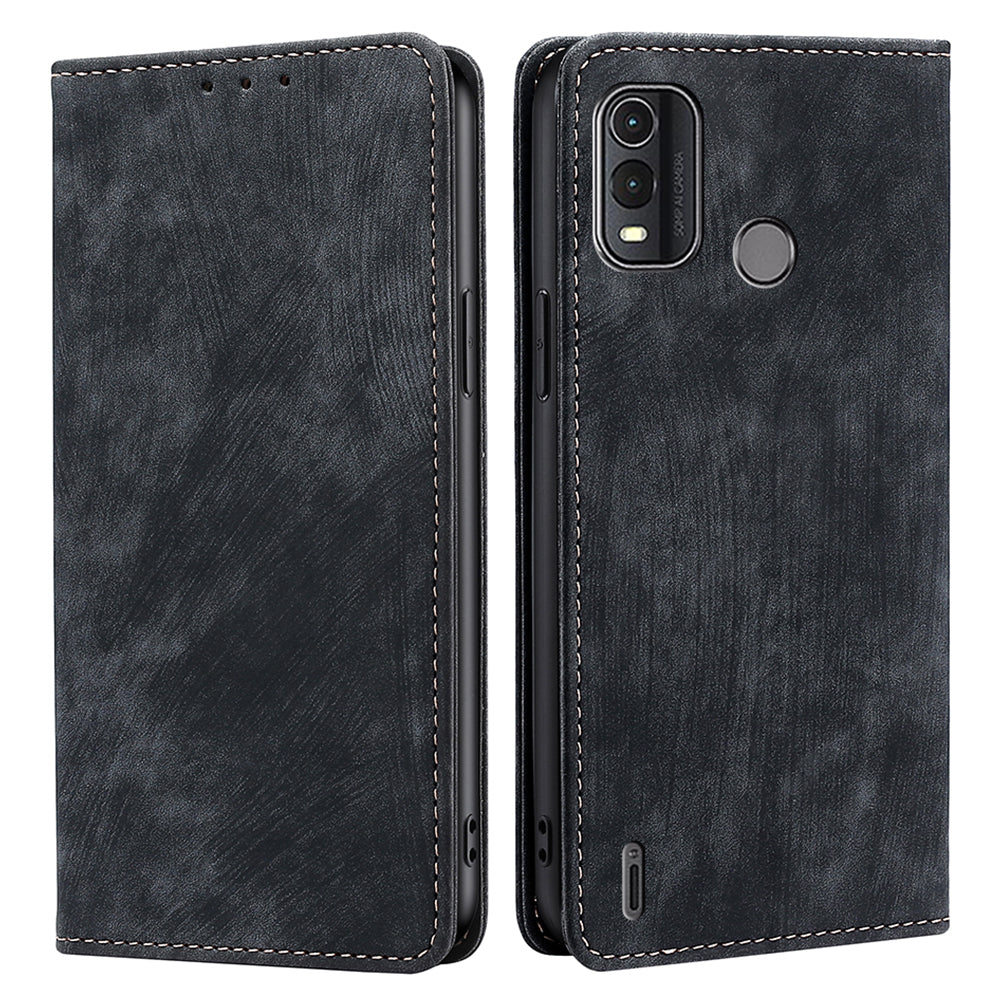 Wallet Phone Stand Case for Nokia G11 Plus 4G RFID Blocking PU Leather+TPU Cell Phone Cover