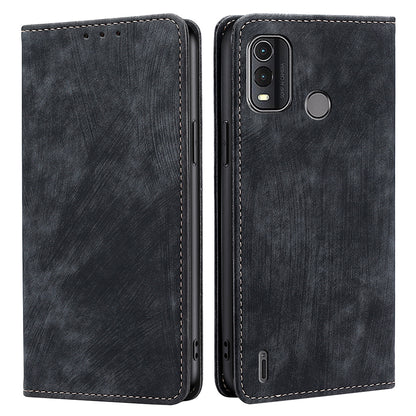 Wallet Phone Stand Case for Nokia G11 Plus 4G RFID Blocking PU Leather+TPU Cell Phone Cover