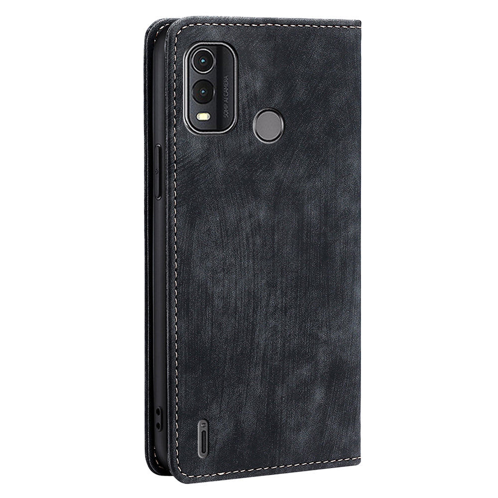 Wallet Phone Stand Case for Nokia G11 Plus 4G RFID Blocking PU Leather+TPU Cell Phone Cover