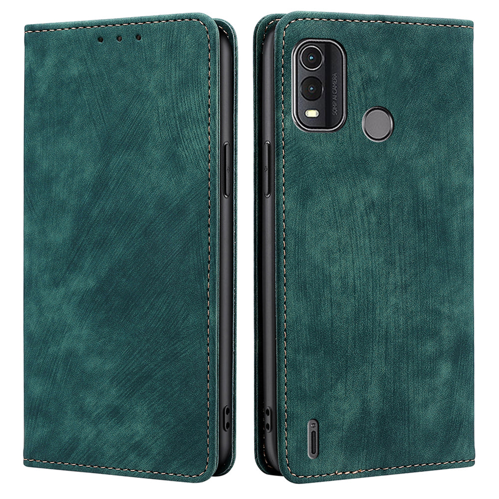 Wallet Phone Stand Case for Nokia G11 Plus 4G RFID Blocking PU Leather+TPU Cell Phone Cover