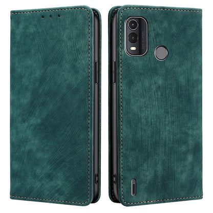 Wallet Phone Stand Case for Nokia G11 Plus 4G RFID Blocking PU Leather+TPU Cell Phone Cover