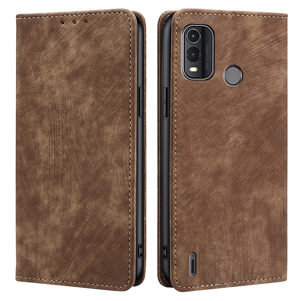 Wallet Phone Stand Case for Nokia G11 Plus 4G RFID Blocking PU Leather+TPU Cell Phone Cover