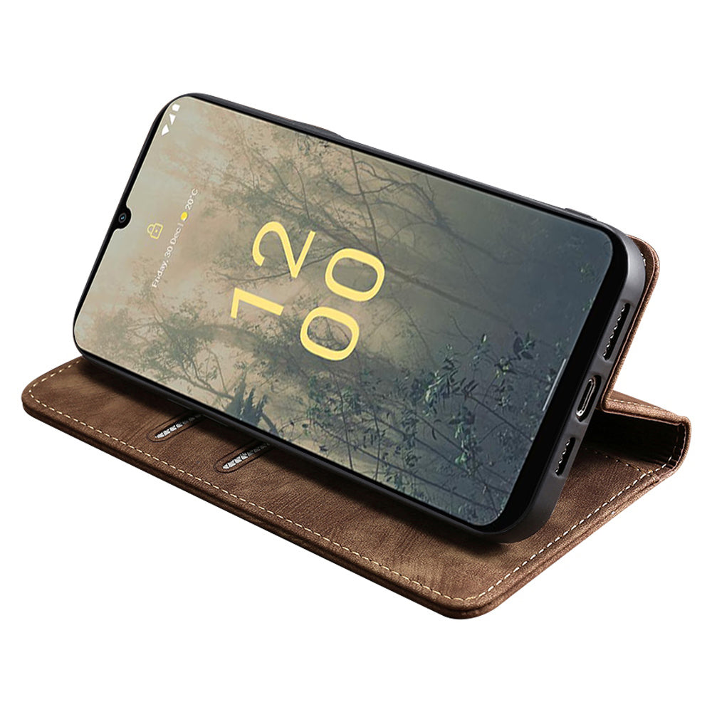 Wallet Phone Stand Case for Nokia G11 Plus 4G RFID Blocking PU Leather+TPU Cell Phone Cover