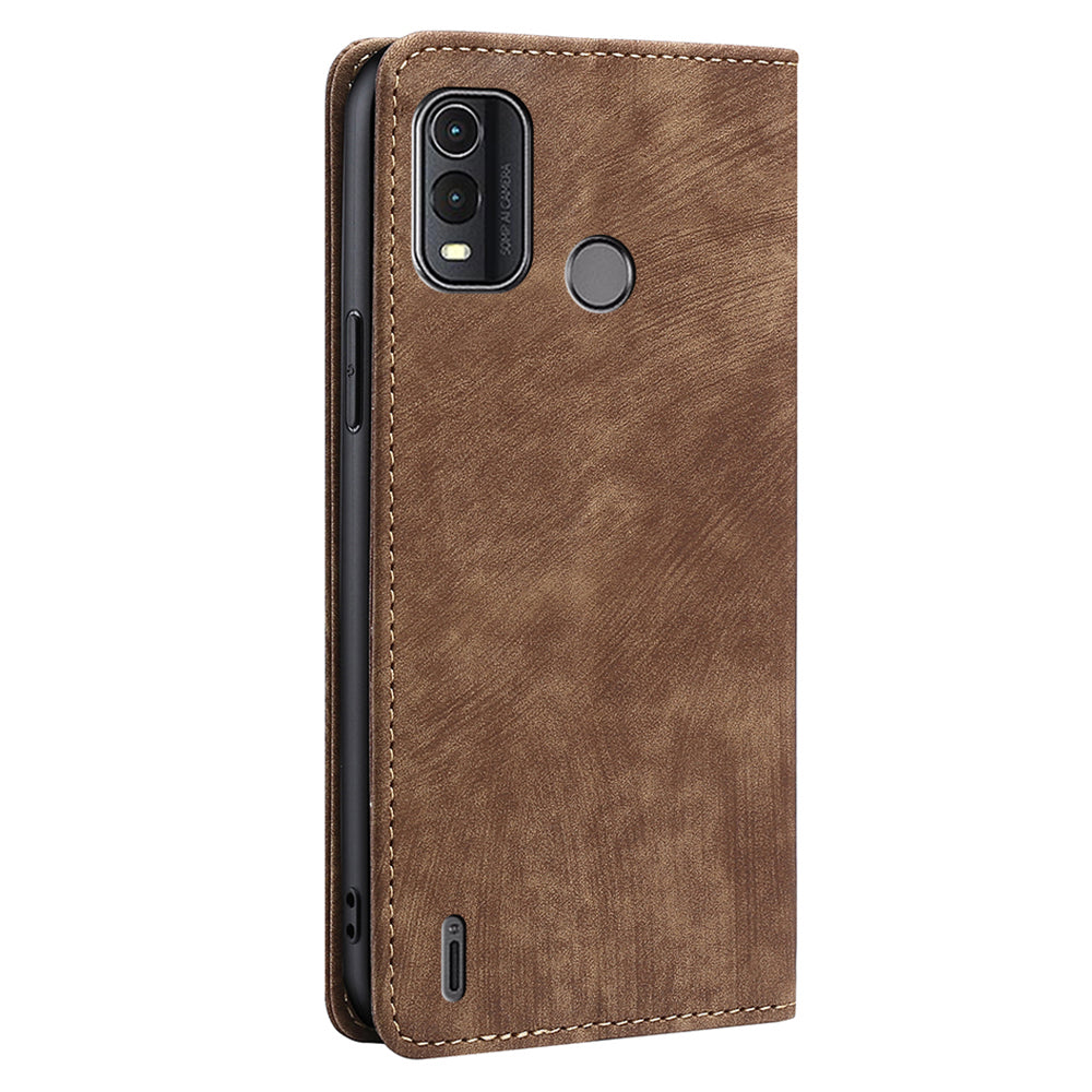 Wallet Phone Stand Case for Nokia G11 Plus 4G RFID Blocking PU Leather+TPU Cell Phone Cover