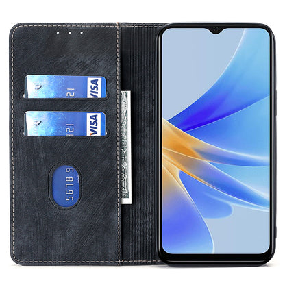 For Oppo A1 5G / A98 5G / F23 5G Protective Cover Case RFID Blocking Wallet PU Leather Stand Phone Cover