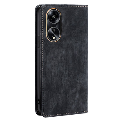 For Oppo A1 5G / A98 5G / F23 5G Protective Cover Case RFID Blocking Wallet PU Leather Stand Phone Cover