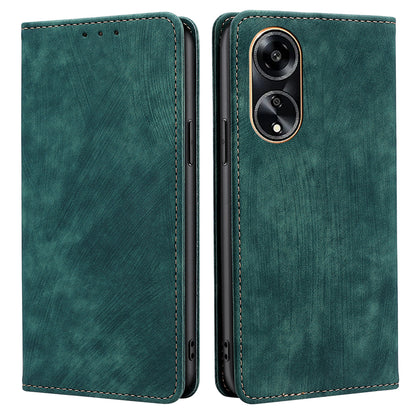 For Oppo A1 5G / A98 5G / F23 5G Protective Cover Case RFID Blocking Wallet PU Leather Stand Phone Cover