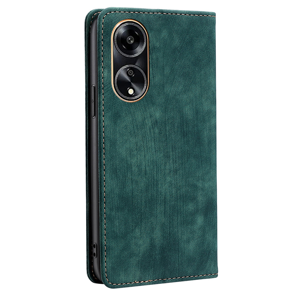 For Oppo A1 5G / A98 5G / F23 5G Protective Cover Case RFID Blocking Wallet PU Leather Stand Phone Cover