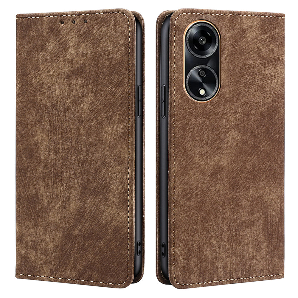 For Oppo A1 5G / A98 5G / F23 5G Protective Cover Case RFID Blocking Wallet PU Leather Stand Phone Cover