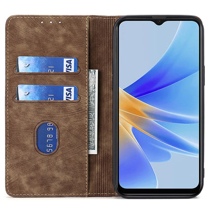 For Oppo A1 5G / A98 5G / F23 5G Protective Cover Case RFID Blocking Wallet PU Leather Stand Phone Cover