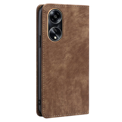 For Oppo A1 5G / A98 5G / F23 5G Protective Cover Case RFID Blocking Wallet PU Leather Stand Phone Cover