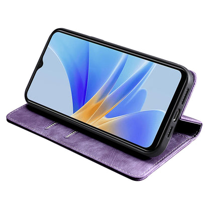 For Oppo A1 5G / A98 5G / F23 5G Protective Cover Case RFID Blocking Wallet PU Leather Stand Phone Cover