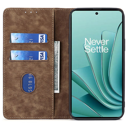 For OnePlus Nord CE 3 Lite 5G / Nord N30 5G RFID Blocking Wallet Case TPU+PU Leather Stand Magnetic Phone Cover