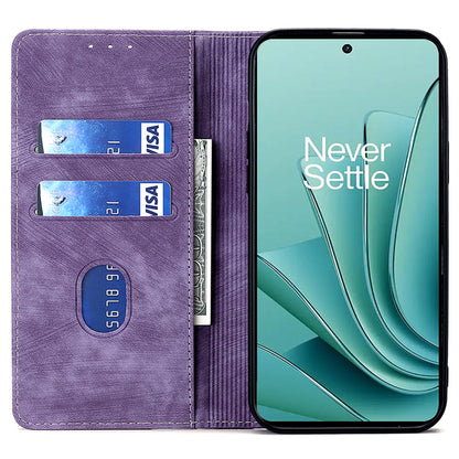 For OnePlus Nord CE 3 Lite 5G / Nord N30 5G RFID Blocking Wallet Case TPU+PU Leather Stand Magnetic Phone Cover
