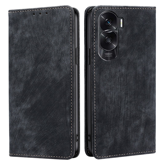 For Honor X50i 5G / 90 Lite 5G Multifunction Phone Case RFID Blocking Wallet PU Leather Stand Phone Cover