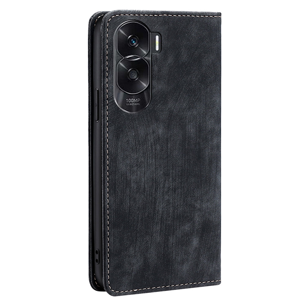 For Honor X50i 5G / 90 Lite 5G Multifunction Phone Case RFID Blocking Wallet PU Leather Stand Phone Cover